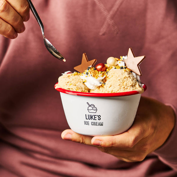 Personalised Enamel Ice Cream Bowl 