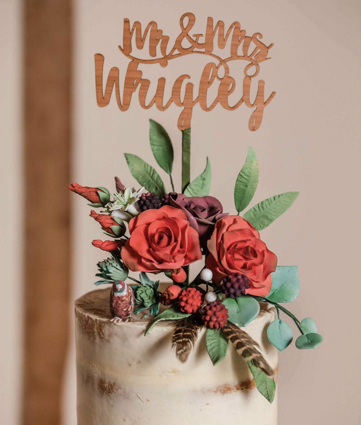 Acrylic vs. Wooden Wedding Cake Toppers: Which Finish is Right for You ...