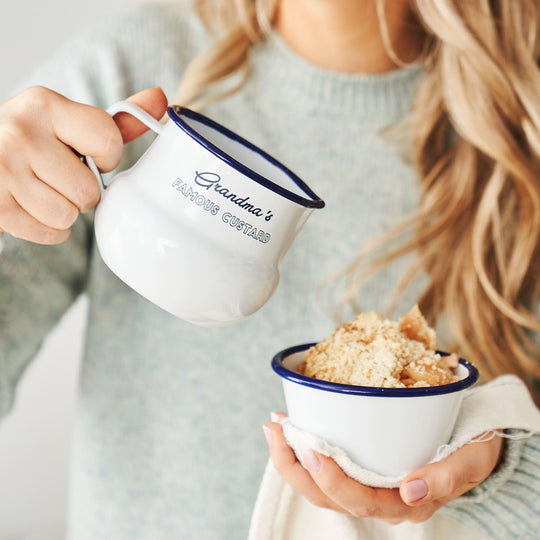 Personalised Custard / Sauce Jug