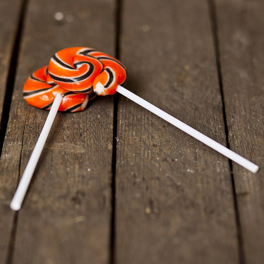 Halloween Swirly Lollipops