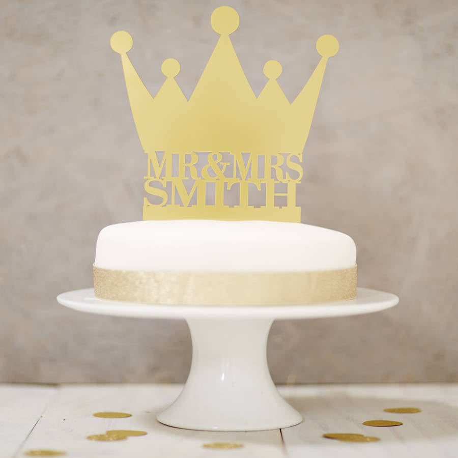 Crown Cake Topper Princess Party Gold Baby Crown Tiara - Etsy