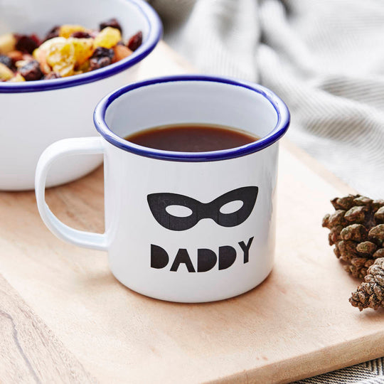 Personalised Superhero Enamel Mug