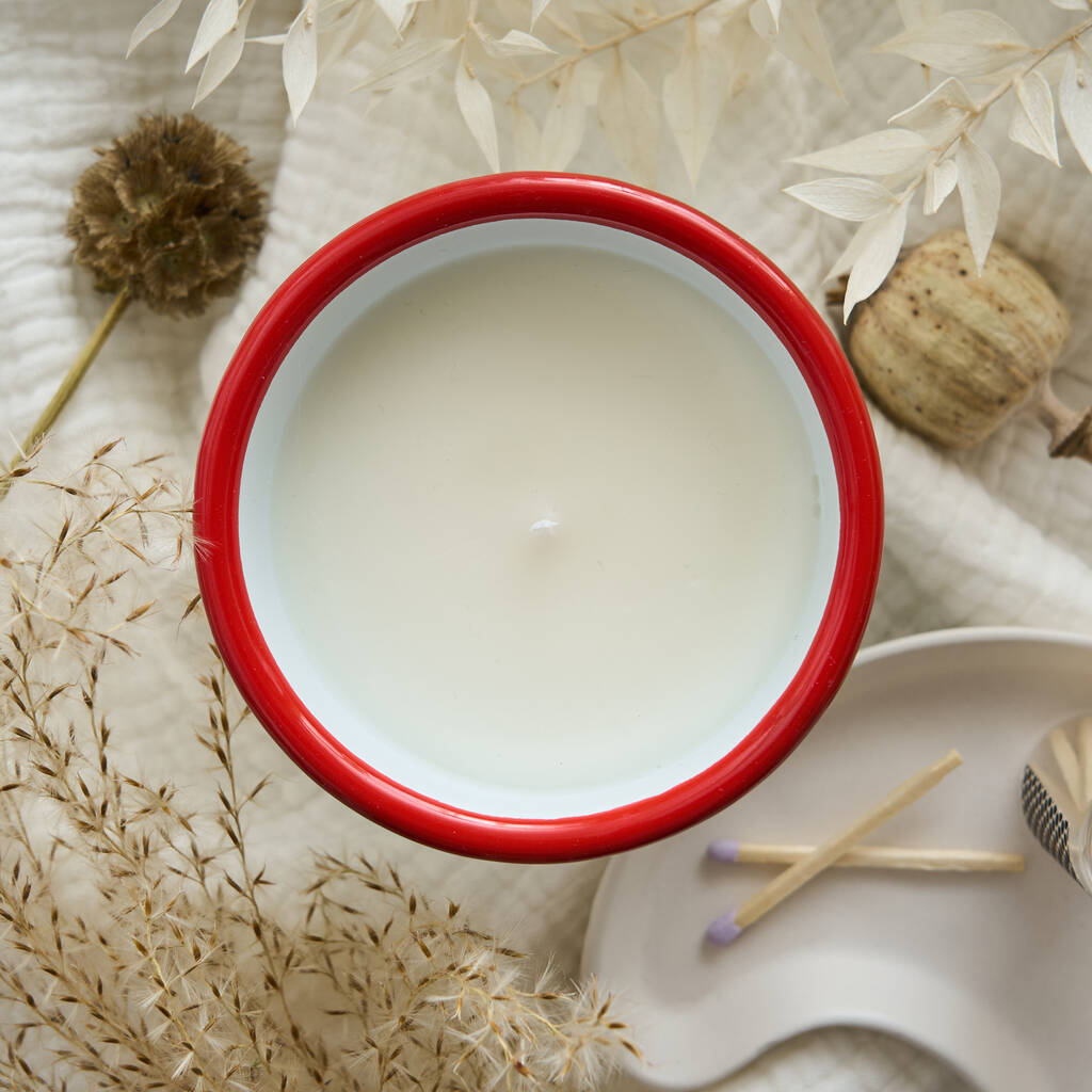 Enamel Personalised Mindfulness Candle - Spark More Joy