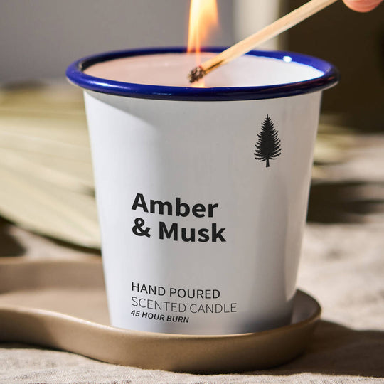 Personalised Enamel Candle - Spark More Joy