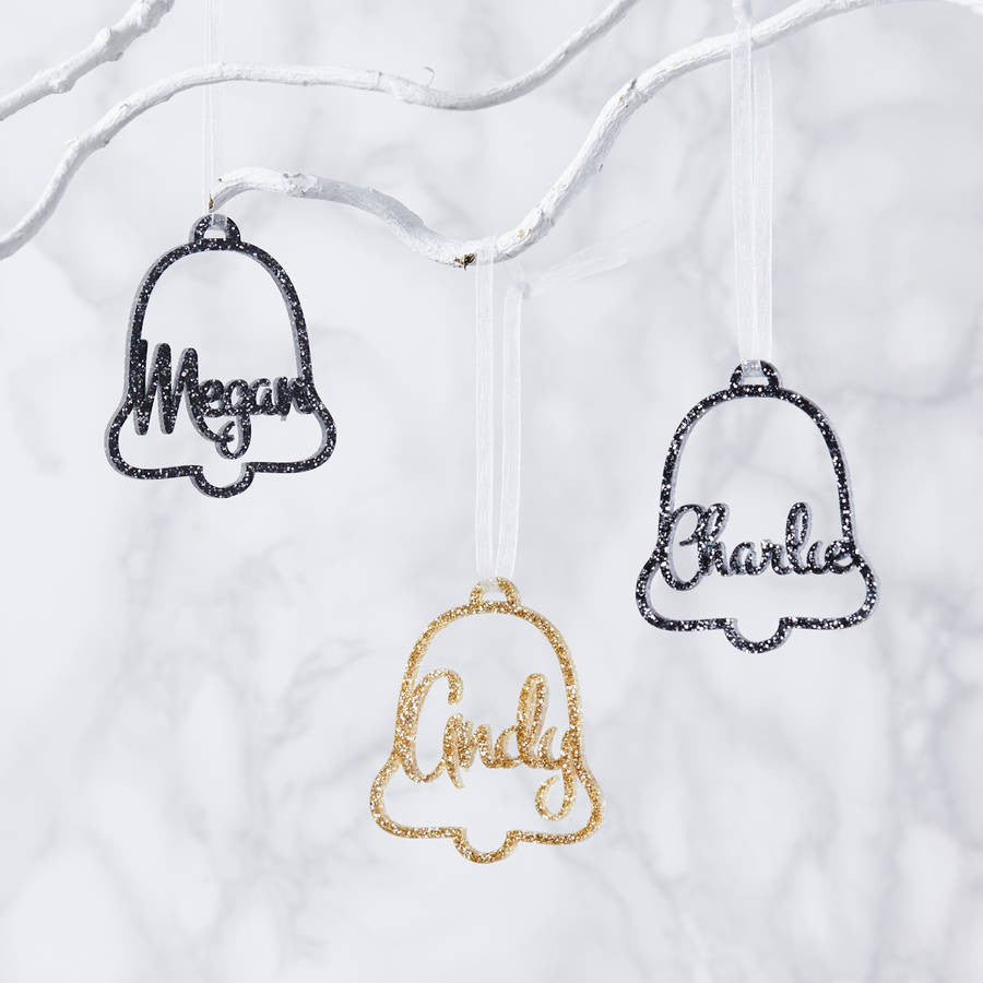 Personalised Jingle Bell Decoration