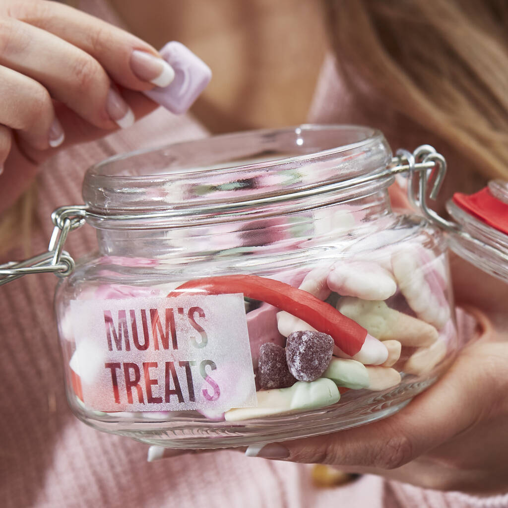 Personalised store treat jar