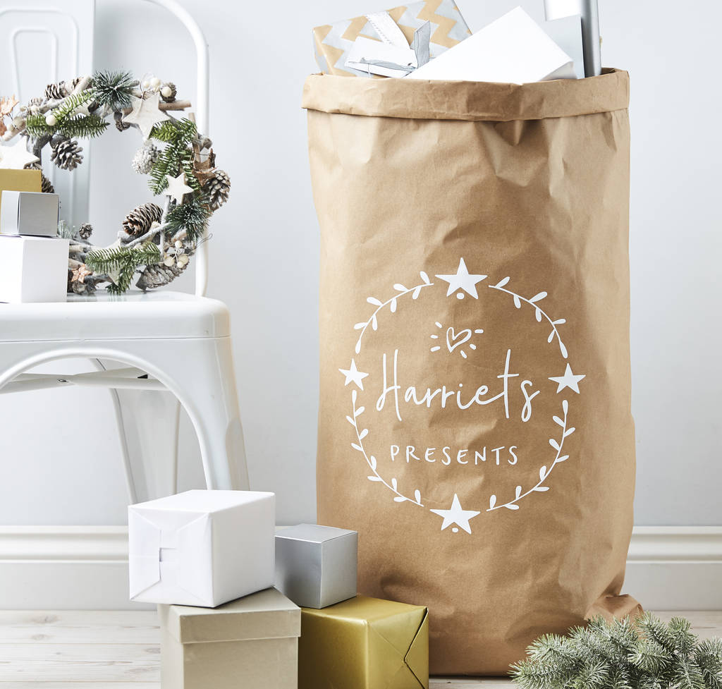 Personalised discount christmas sack